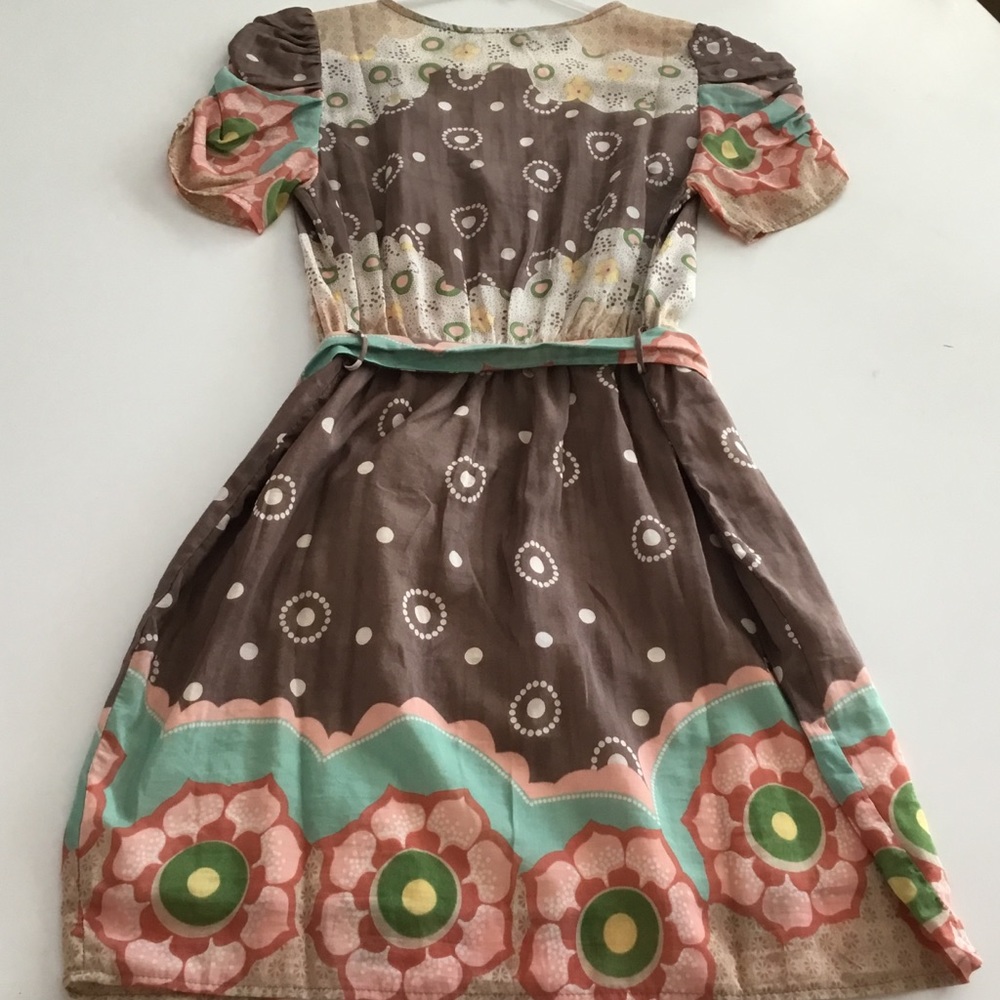 NWT WOMENS/JR. LOVELY SILK BLEND DRESS - Picture 3 of 10